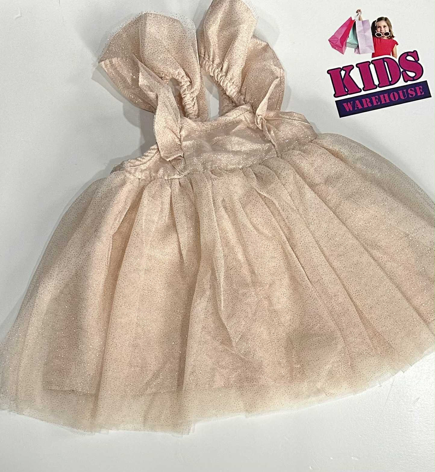 Cotton On Golden Sparkly Dress Size 00