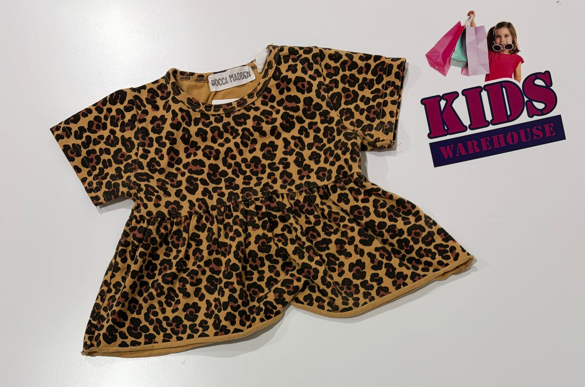 Rocca Madden Leopard Print Dress Size 1