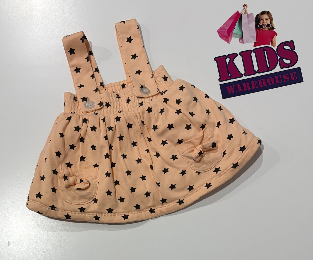 Mee Mee Pink, Black Star Print Dress Size 00