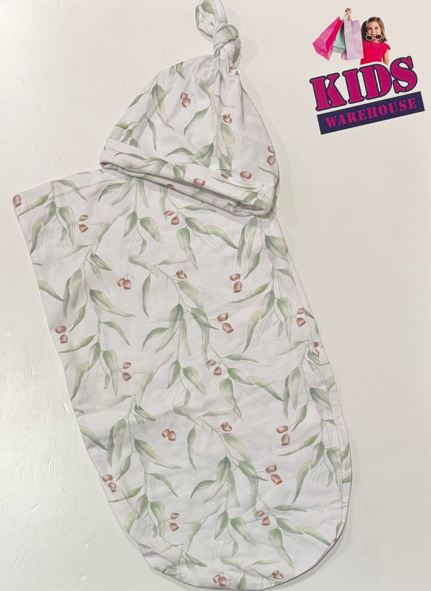 Ollie's Place Gum Tree Print 2 Piece Newborn Set