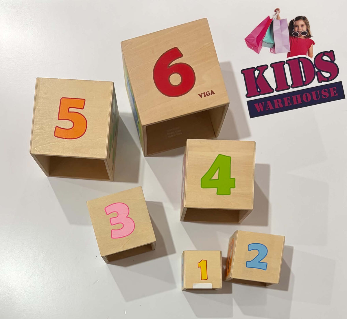 Wooden Stacking Cube