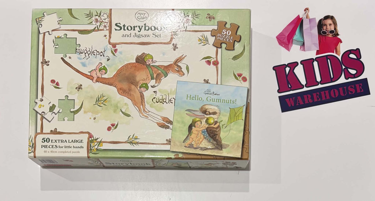 Not Used May Gibbs Storybook And Jigsaw Set