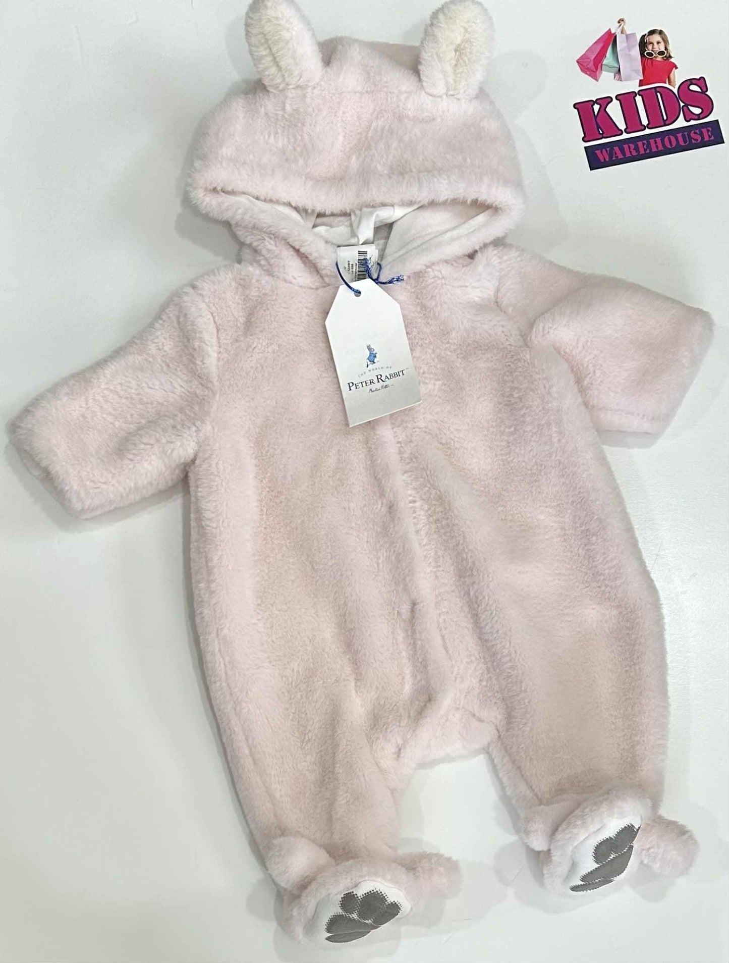 New Peter Rabbit Pink Fluffy Jumpsuit Size 000