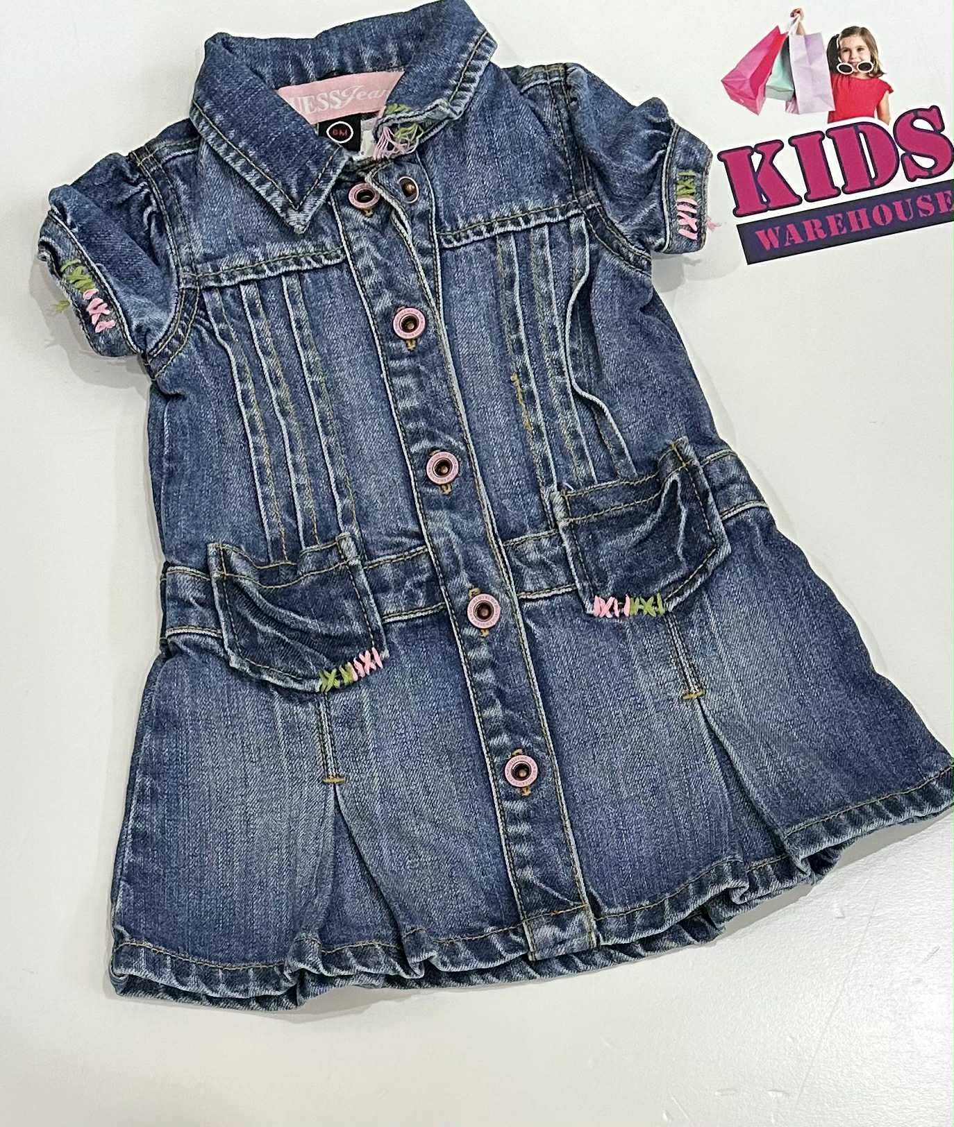 Guess Jeans Blue Denim Dress Size 0