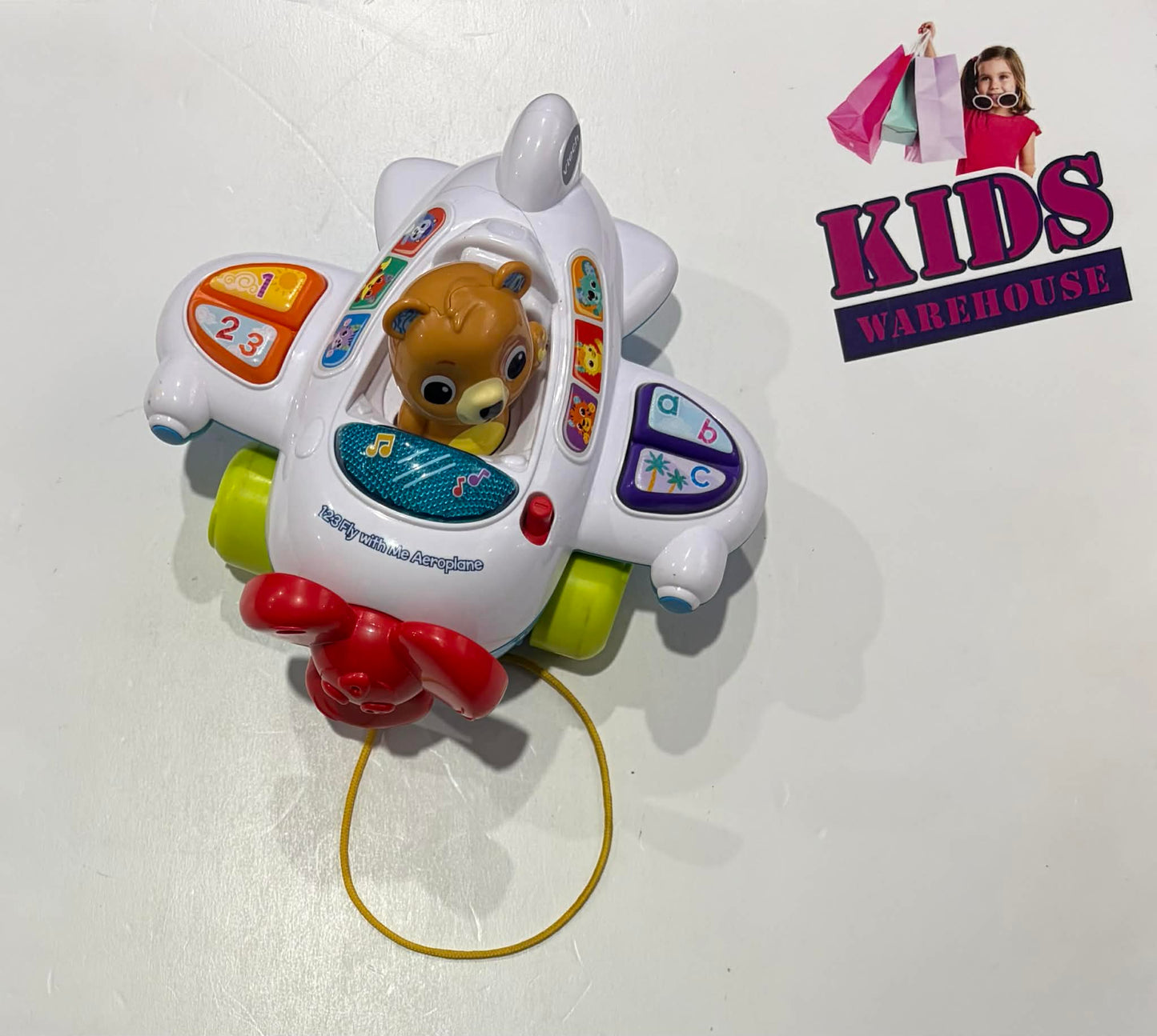 Vtech Pull Along Airplane Toy (Tested)