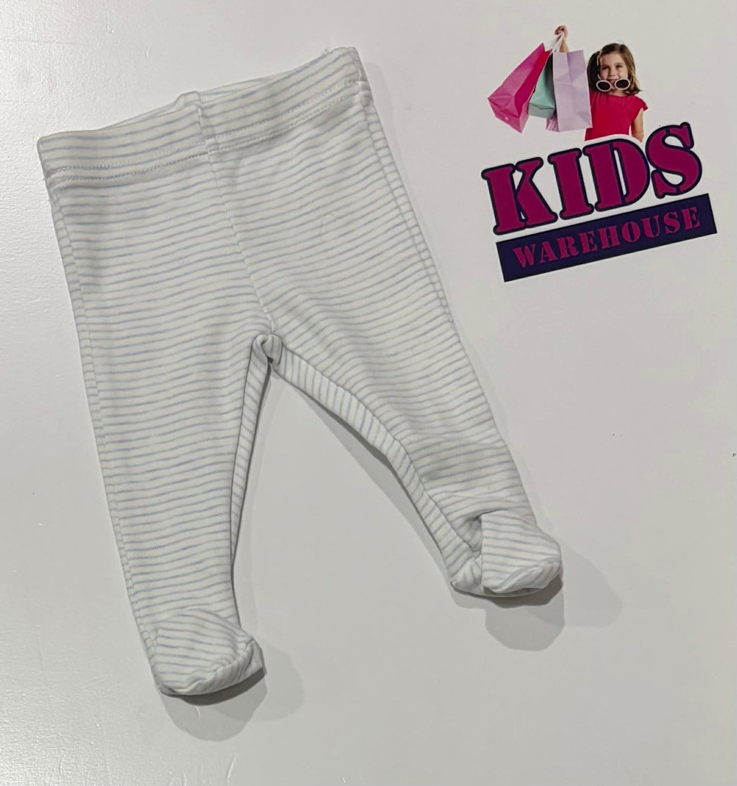 Premmie Dymples White & Blue Pants Size 00000