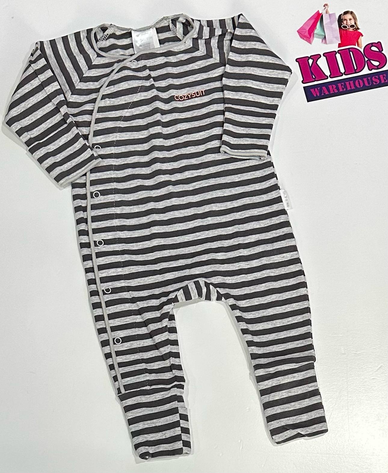 Bonds Grey & Black Jumpsuit Size 000