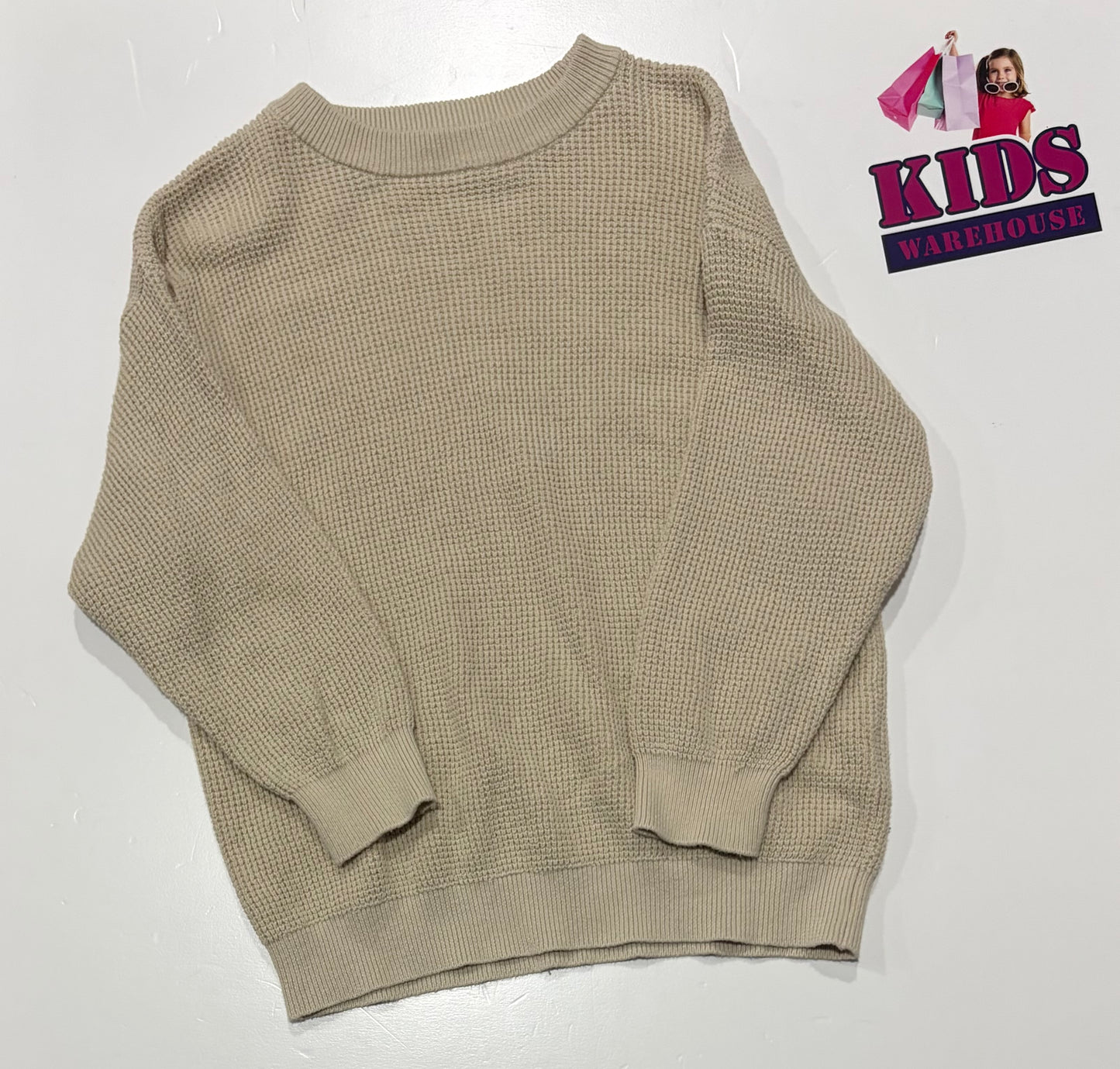 Cream Knit Sweater Size 4
