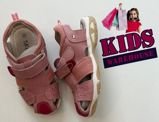 Skeanie Pink Canvas Sandals Size US9.5/UK8.5 (Child)