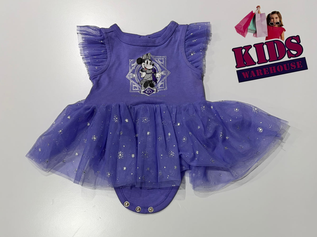 Disney Purple, Mickey Mouse Print Dress Size 0