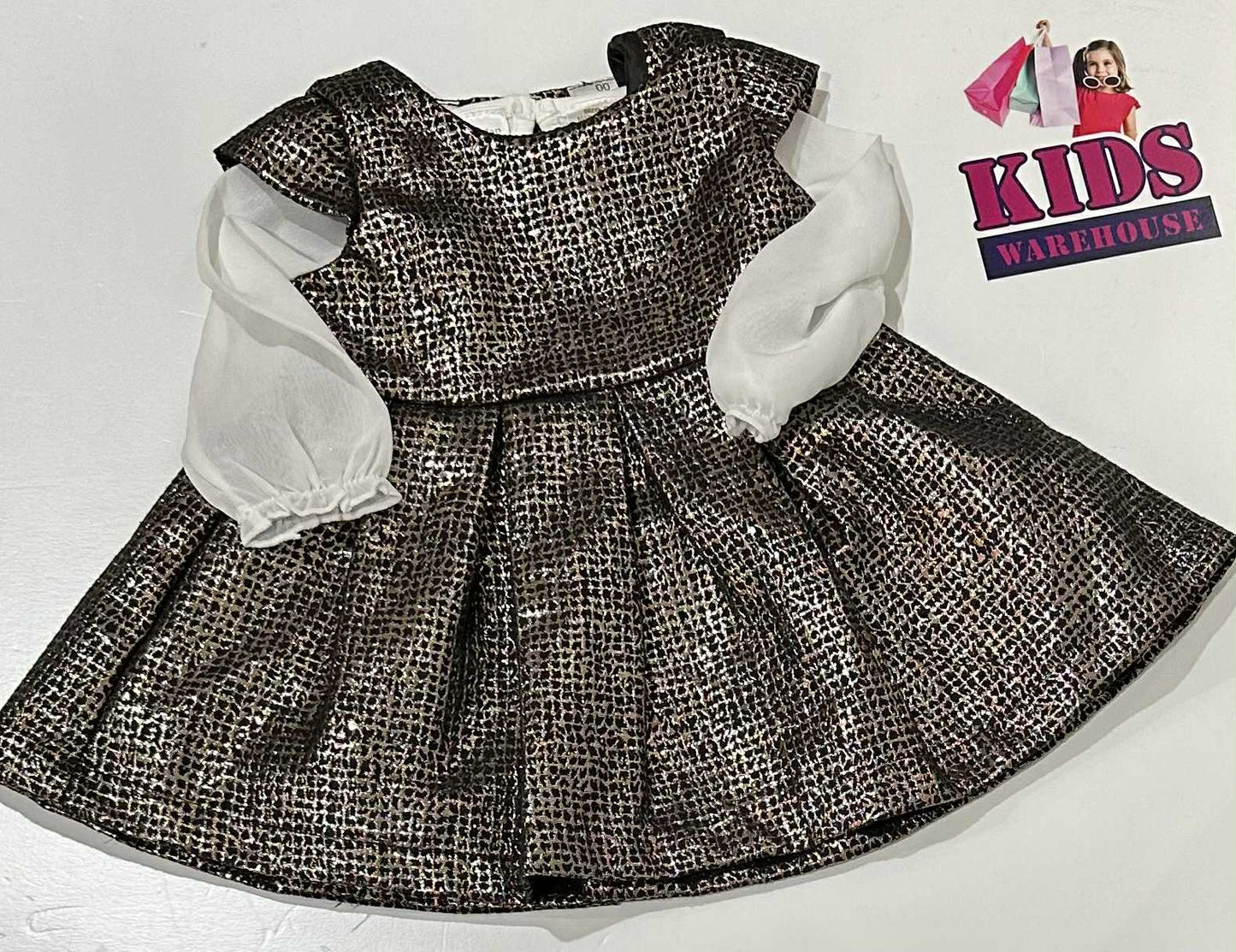 Kardashian Kids Gold & Black Dress Size 00