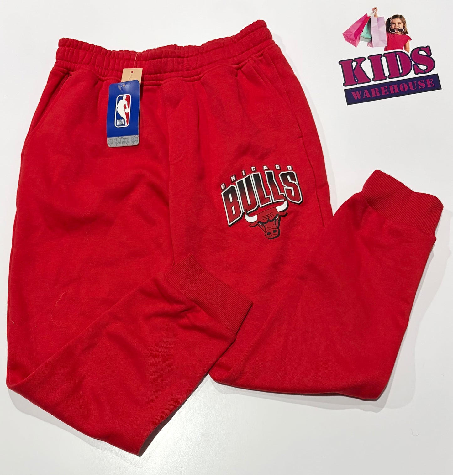 Not Used NBA Chicago Bulls Red Pants Size 12