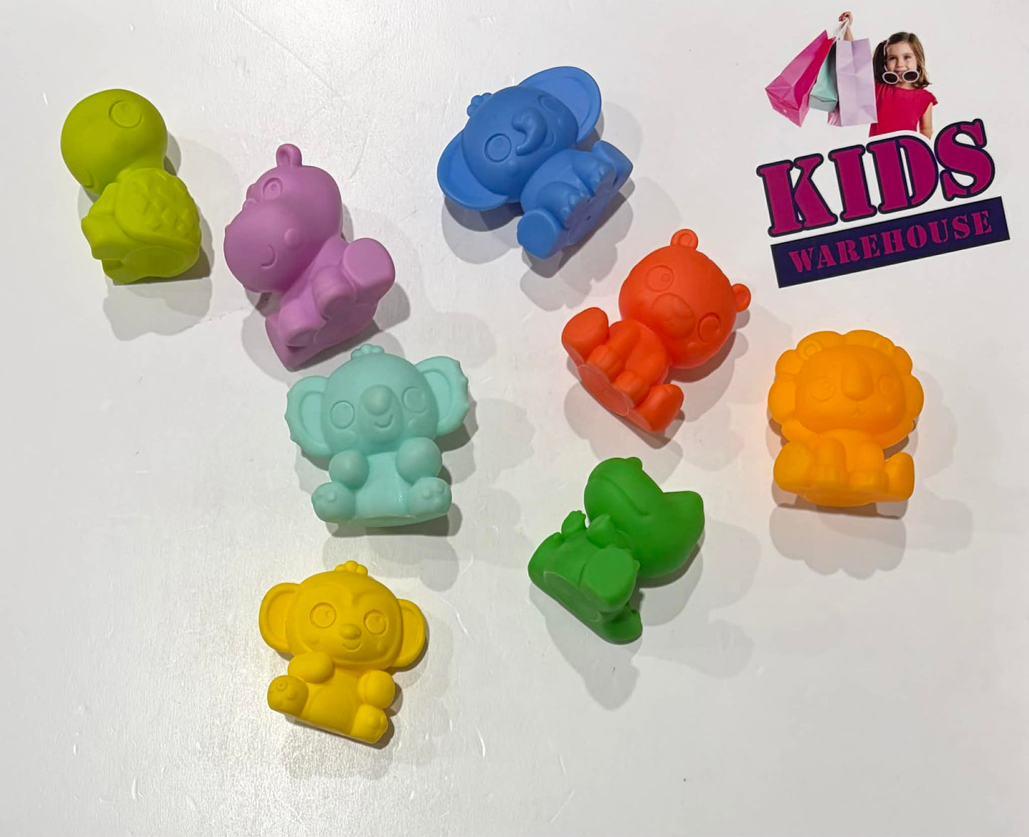 Colourful Plastic Animal Toy Play Set