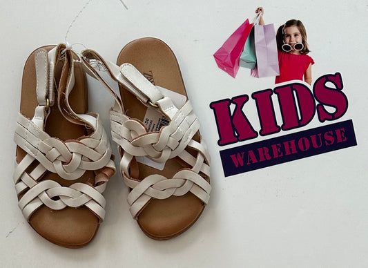 Zara White Sandals Size US6/UK5 (Toddler/Child)
