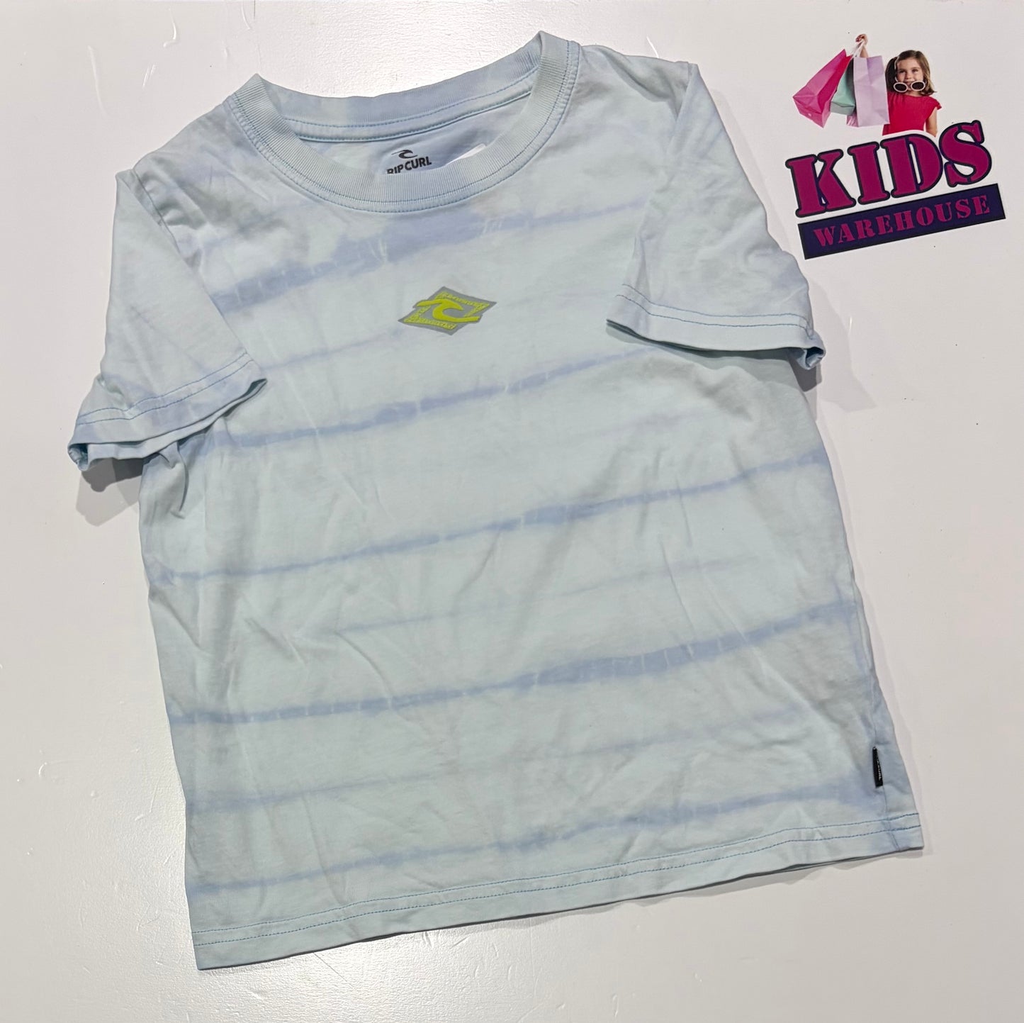 Ripcurl Light Blue, Blue Stipe Top Size 5