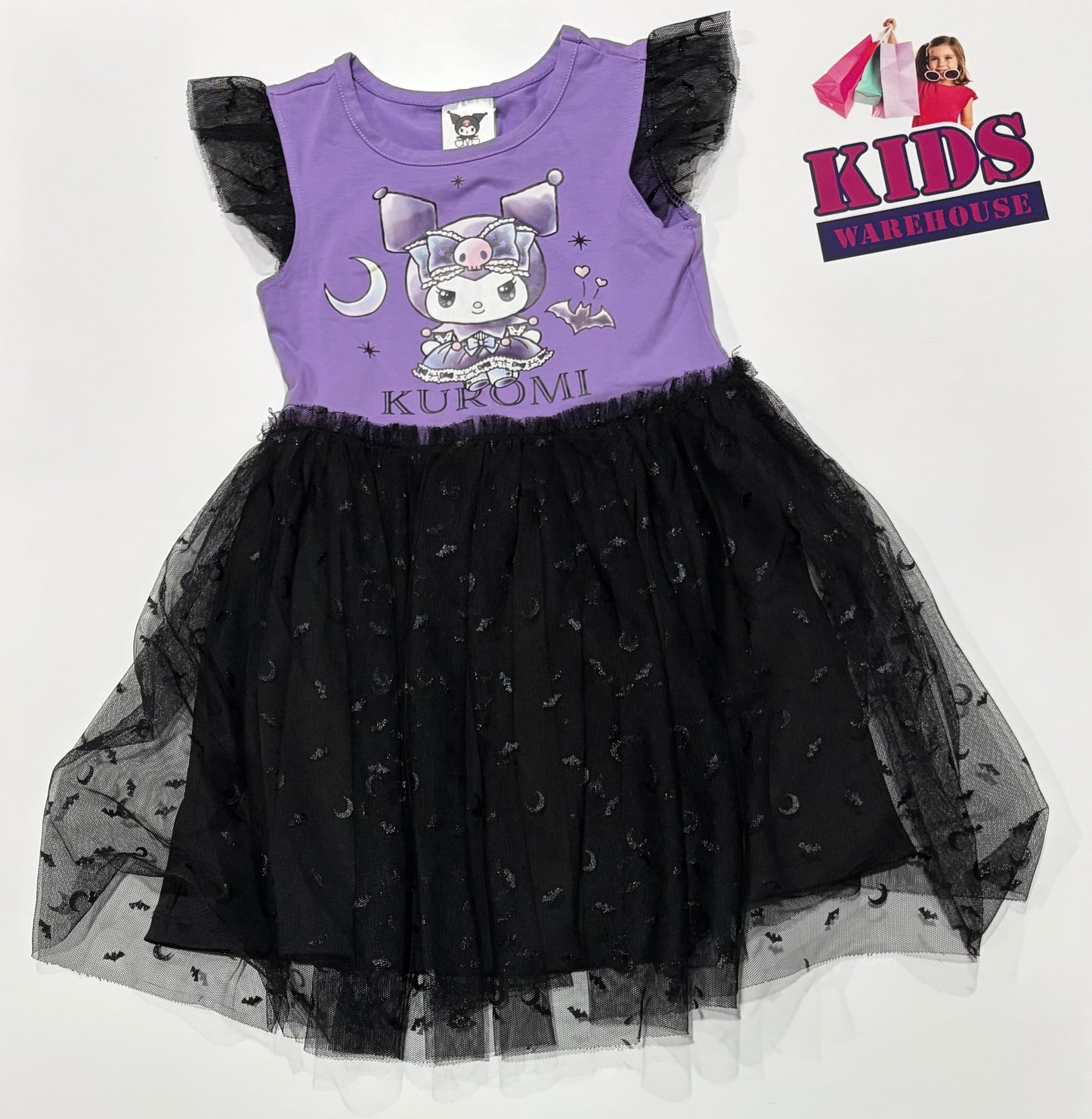 Kuromi Purple, Black Dress Size 5