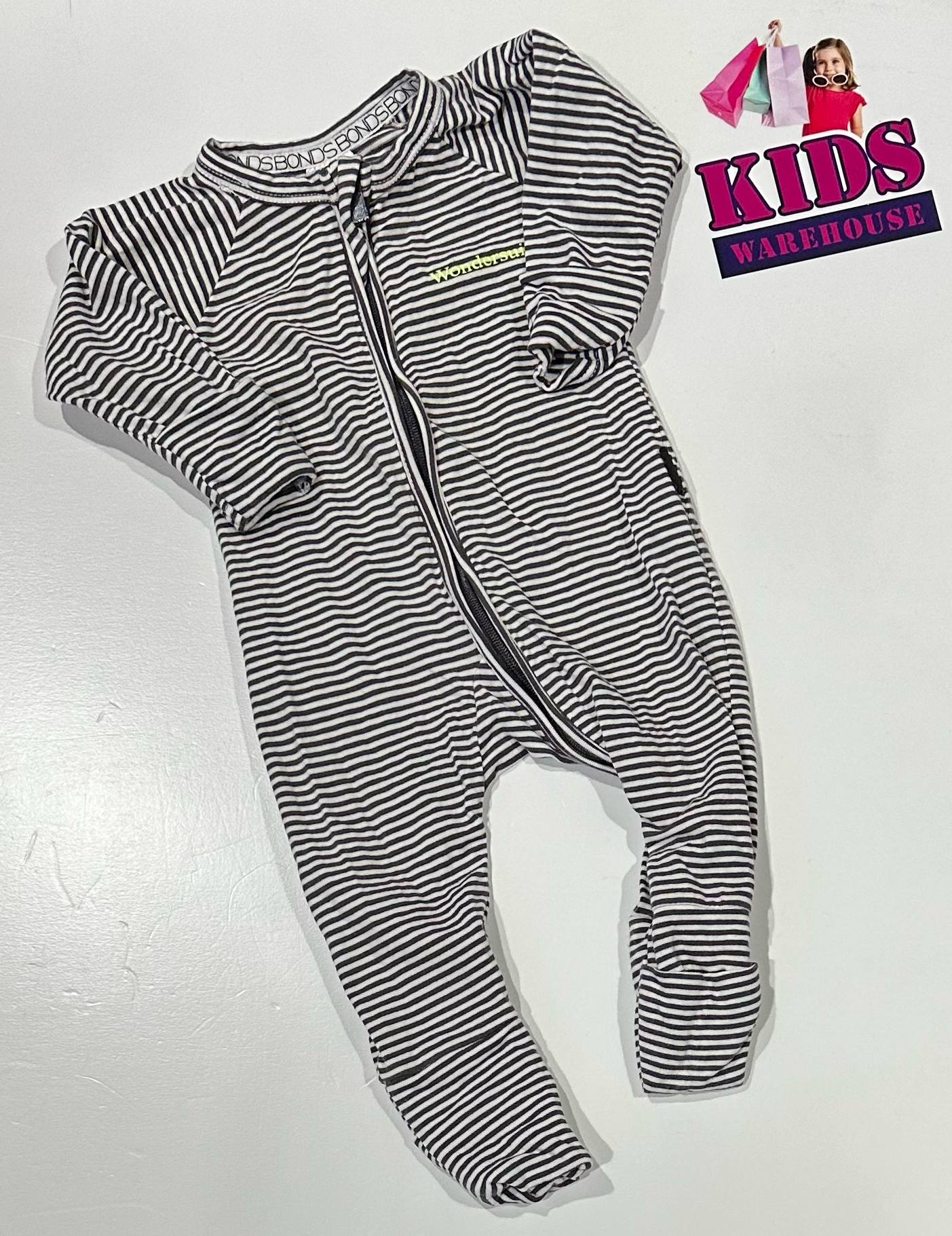 Bonds Black & White Wondersuit Size 000