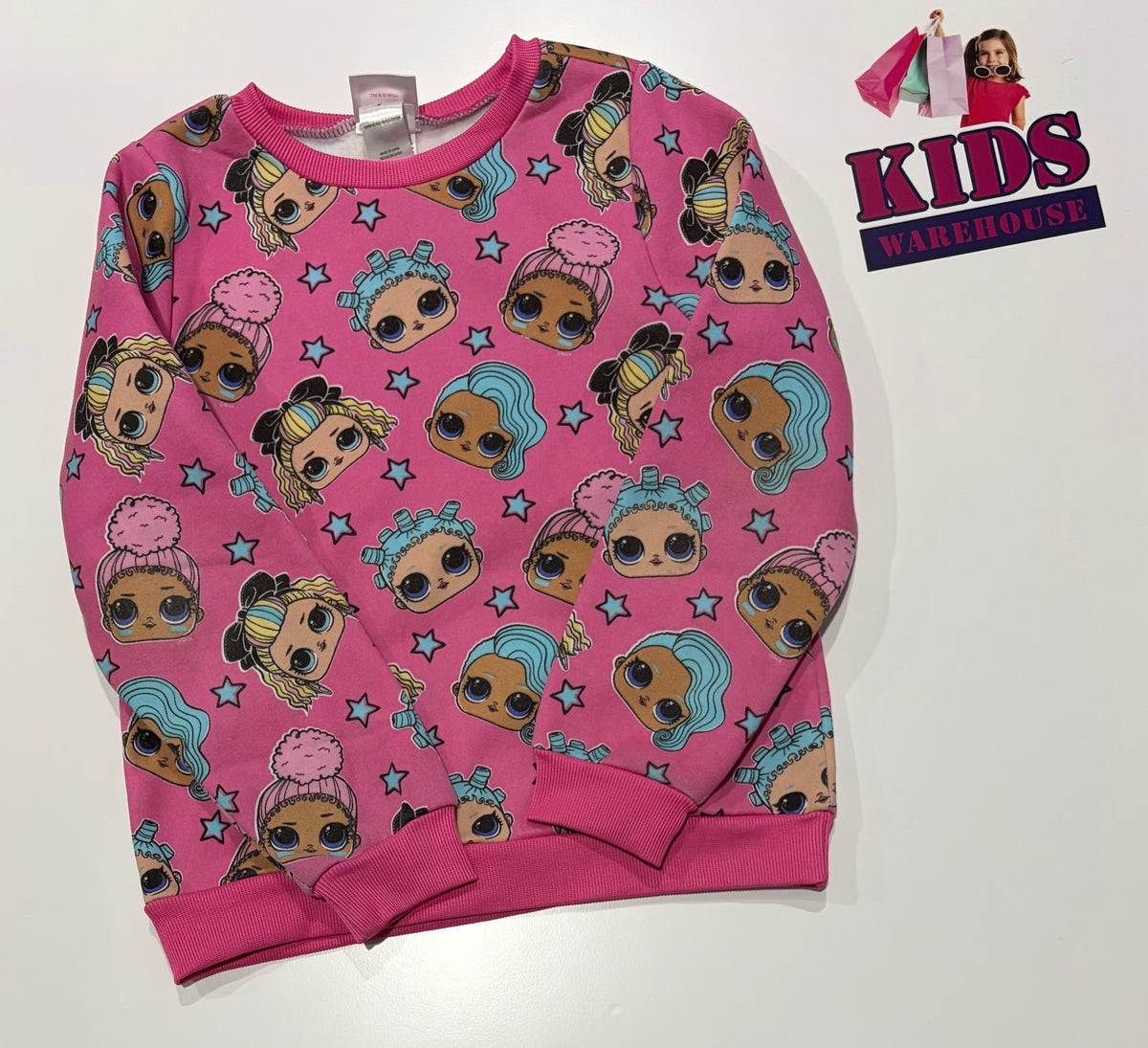 Lol Surprise Pink, Character Print Sweater Size 8