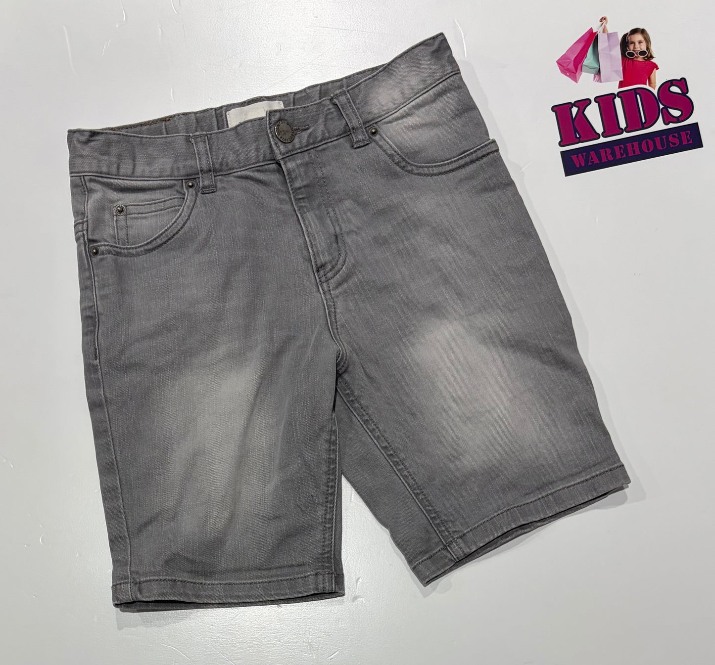 CR. Denim Grey Jeans Shorts Size 8