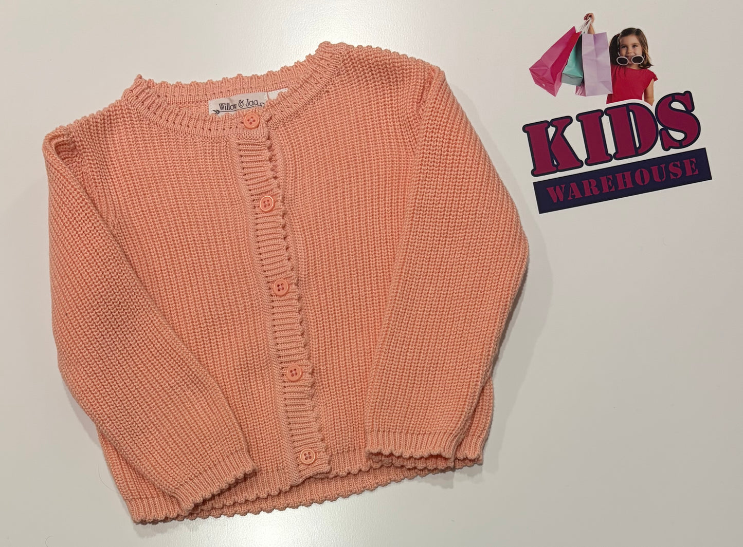 Willow & Jag Pink Knit Sweater Size 1