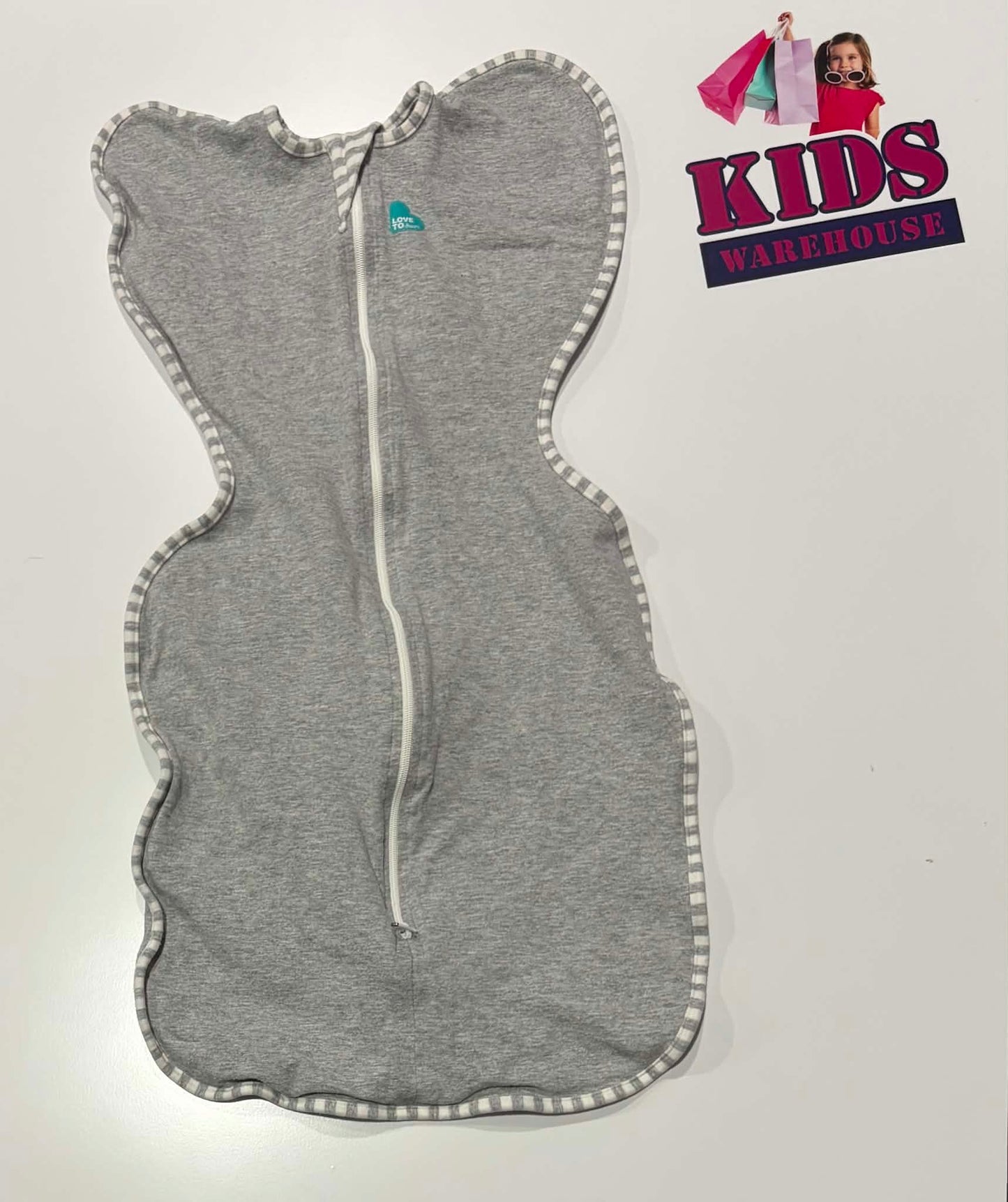 Love To Dream Swaddle Up Grey Size Medium (6-8.5kgs) TOG 1