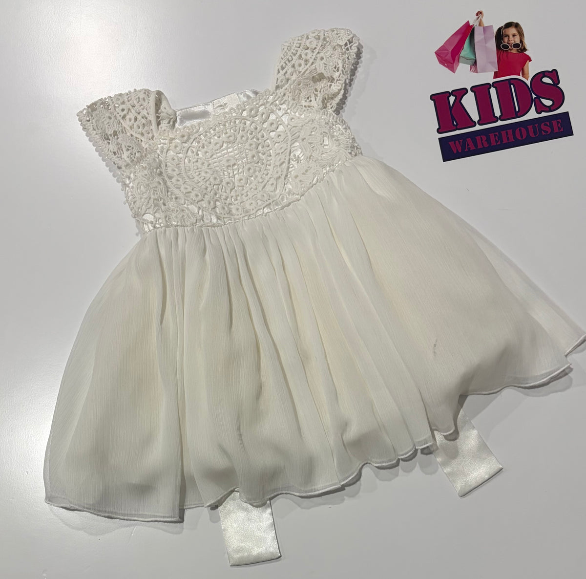 Origami White Dress Size 0