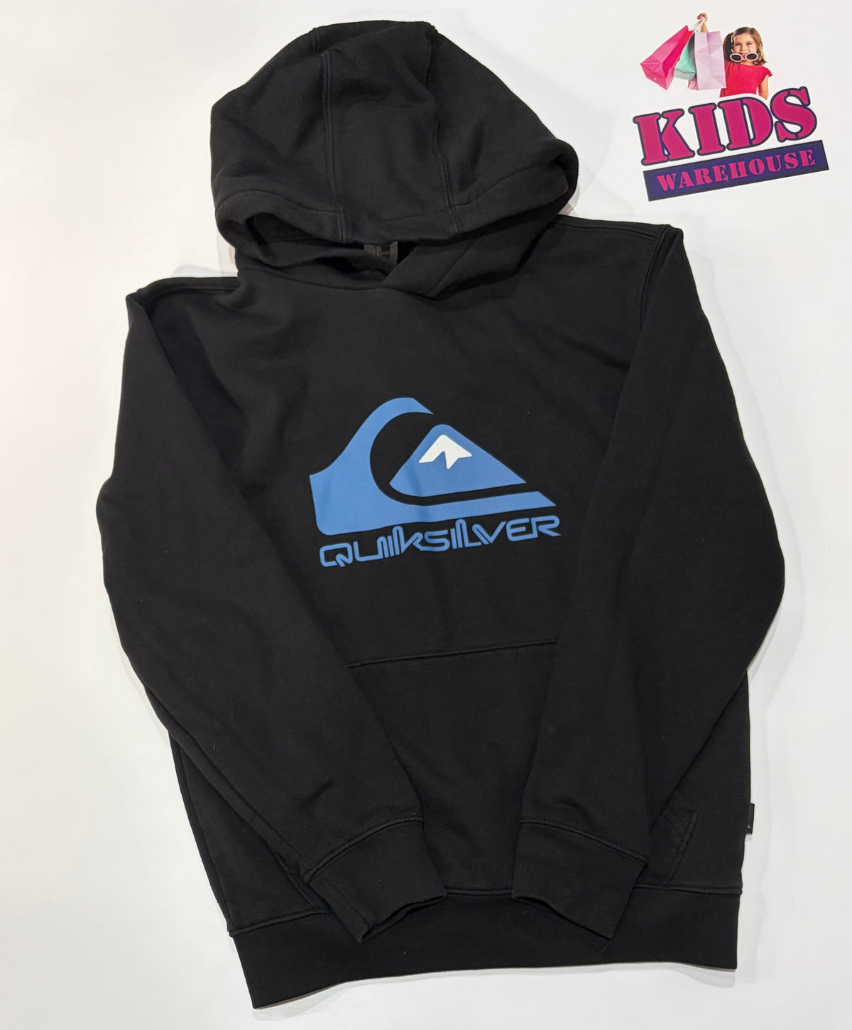 Quiksilver Black Hoodie Size 10