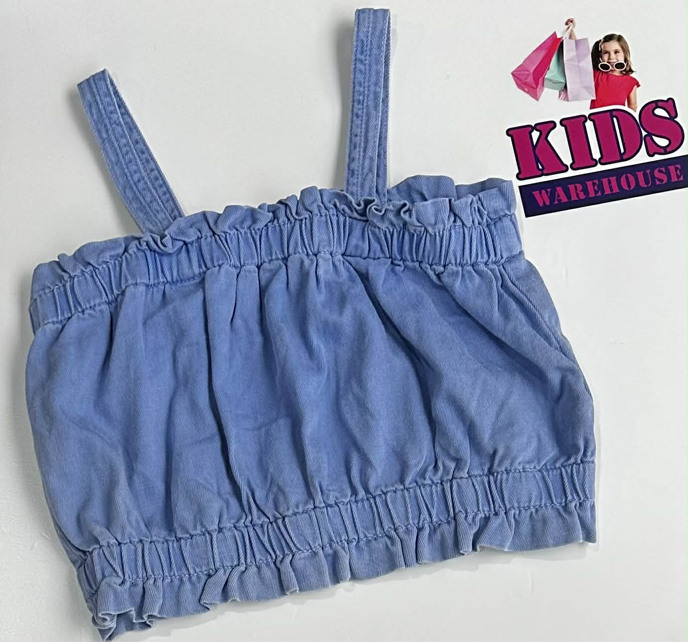 Zara Blue Crop Top Size 10