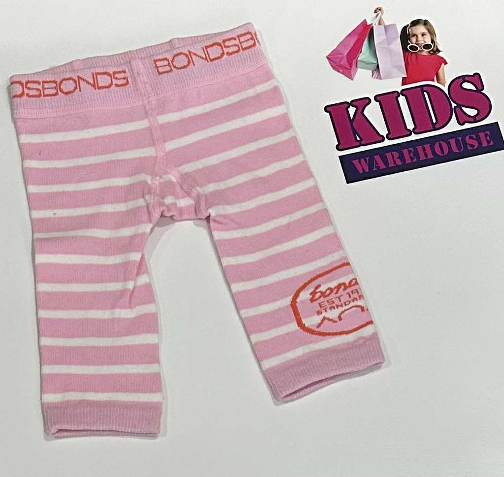 Bonds Pink & White Pants Size 000