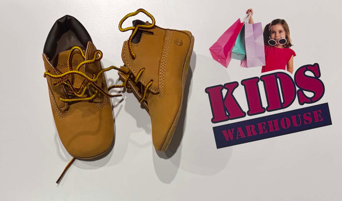 Timberland Brown Soft Leather Boots Size US3/UK 2.5 (Toddler)