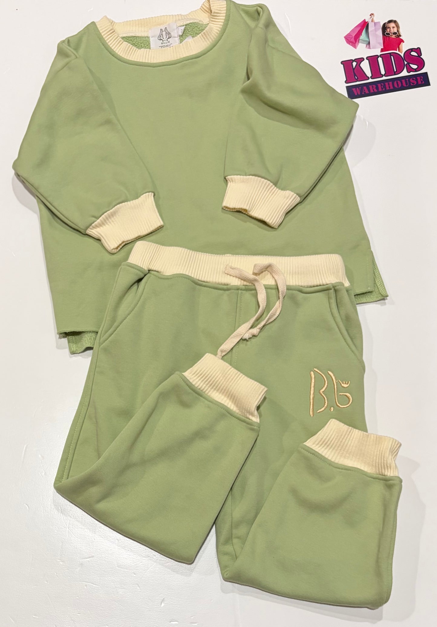 Billie Green, Gold Pyjama Set Size 3