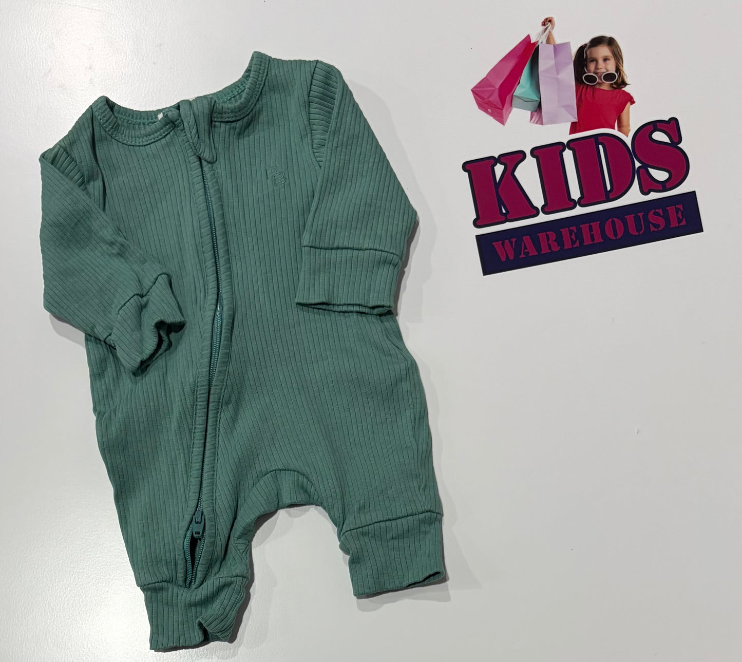 Purebaby Green Jumpsuit Size 0000
