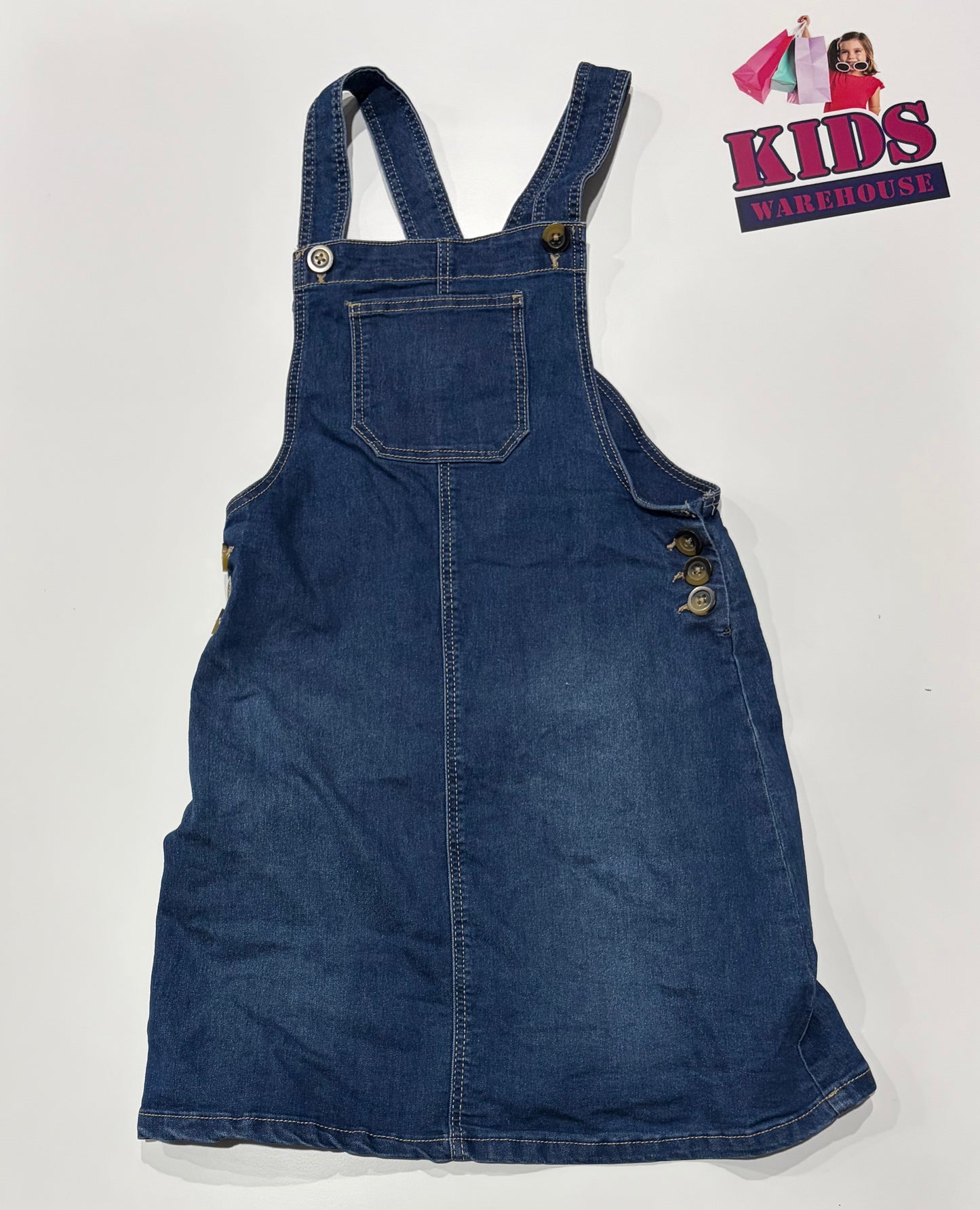 Denim Pants Overalls Size 8