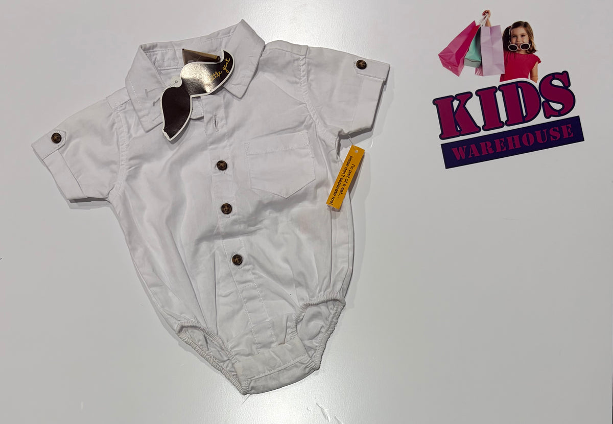 Not Used Little Gent White Bodysuit Size 0000