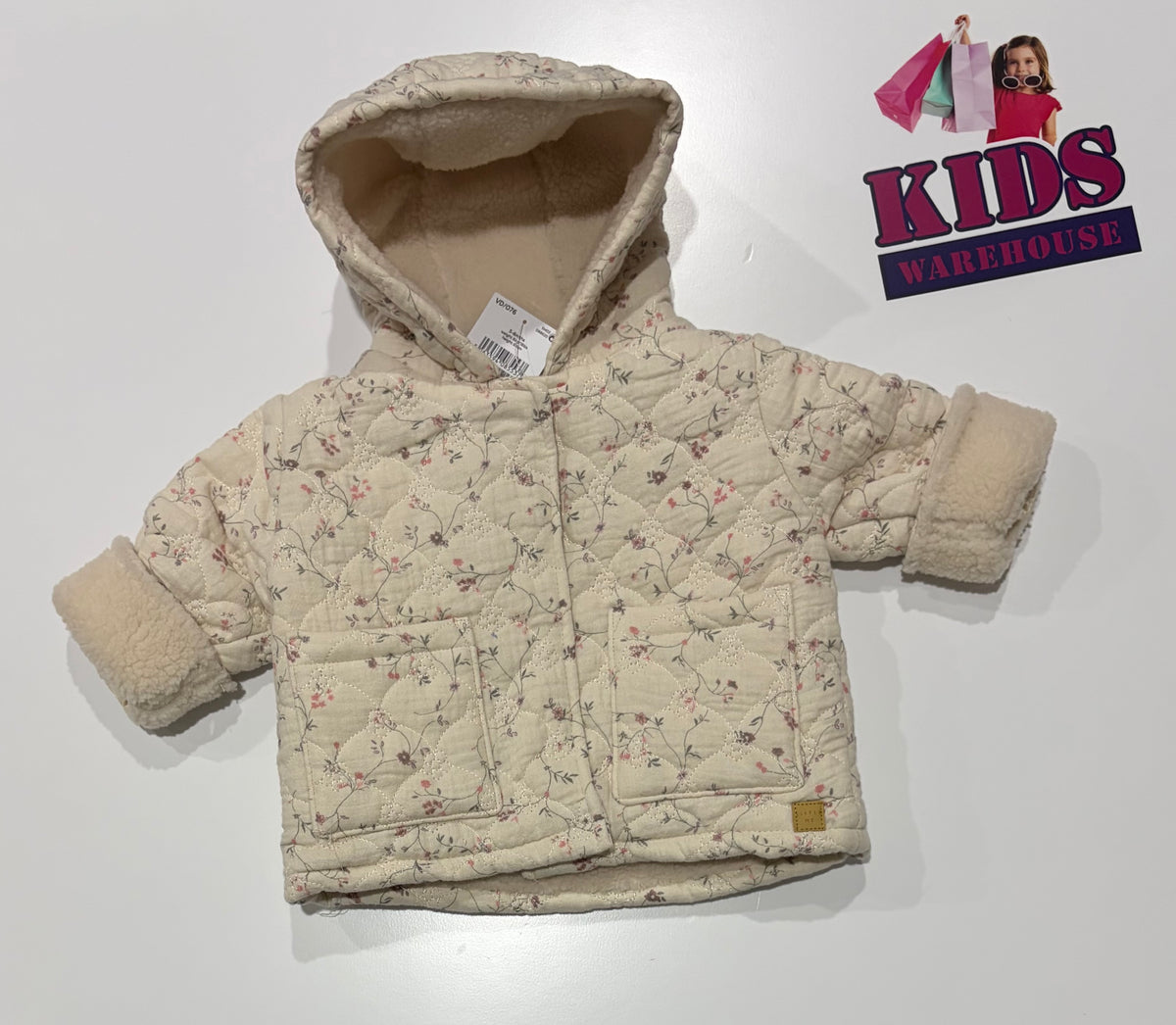 Not Used Next White, Floral Print Jacket Size 00