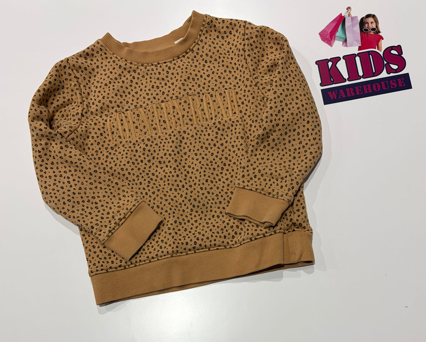Country Road Leopard Print Sweater Size 5