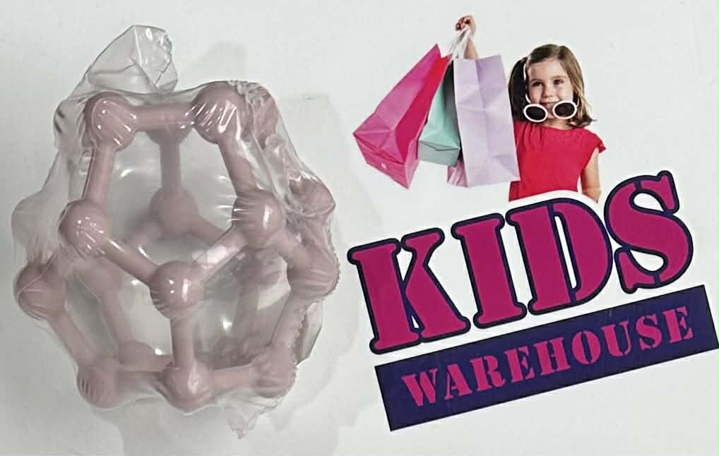 Silcone Easy To Grab Pink Baby Teether Ball