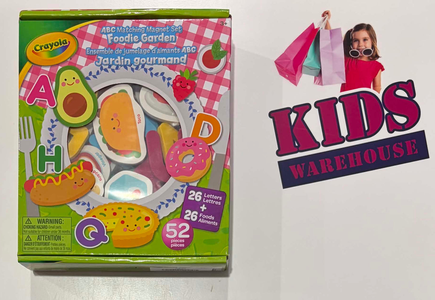 Not Used Crayola Food Themed Magnet Matching Set