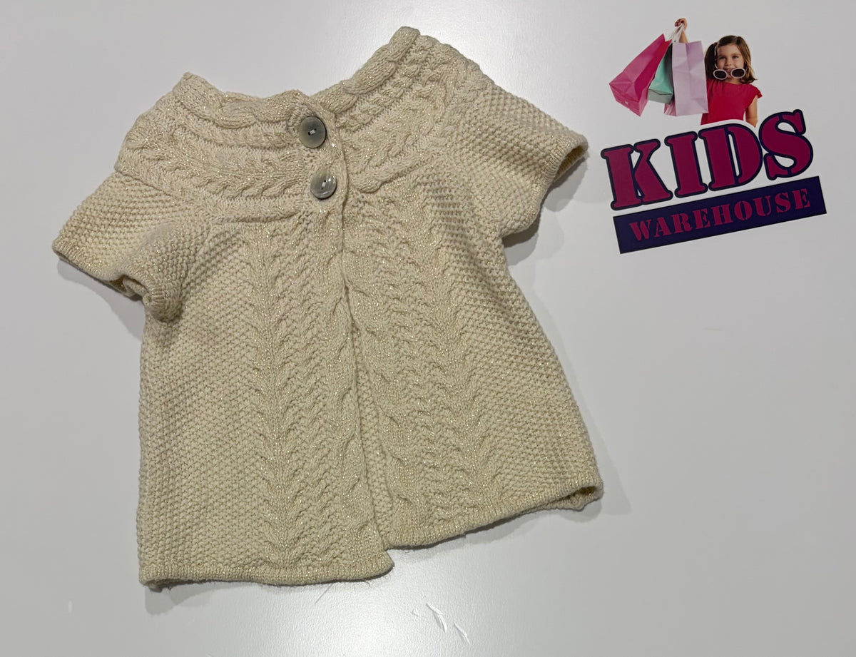 H&M Cream Knit Cardigan Size 1