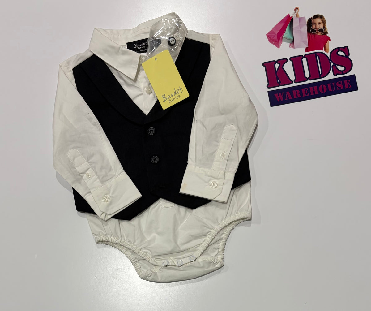 Not Used Bardot White, Vested Bodysuit Size 0
