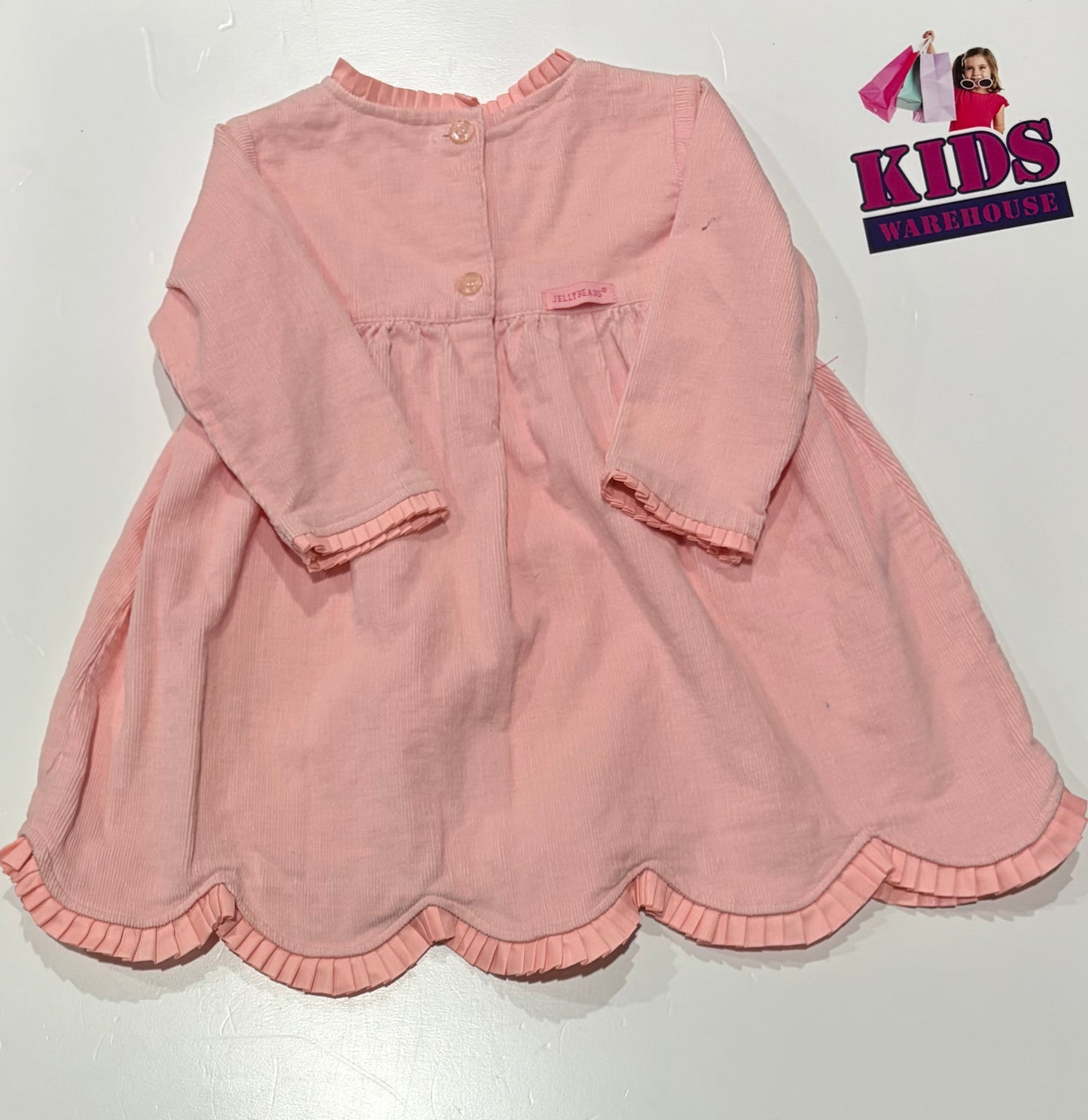 Jelly Beans Pink Corduroy Dress Size 2
