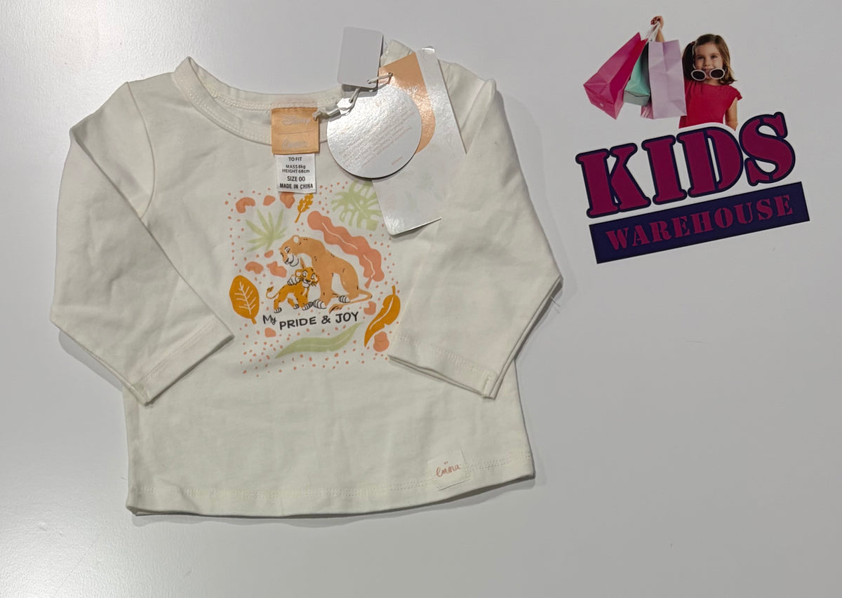 Disney X Emma White, Lion King Print Top Size 00