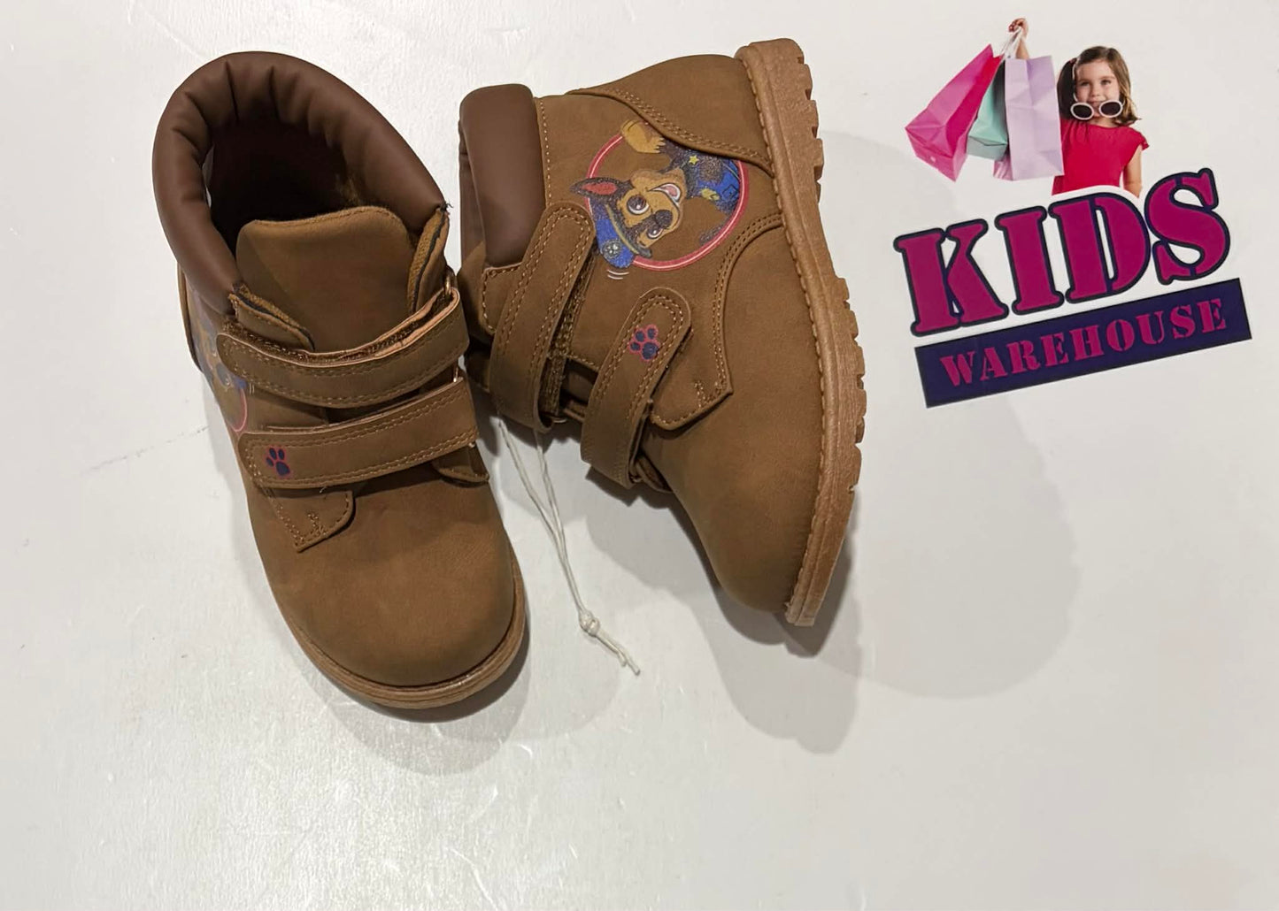 Paw Patrol Brown Boots Size 8 (Child)