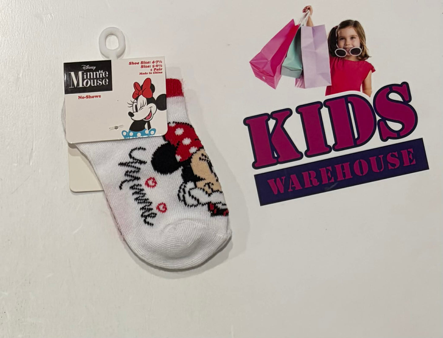 Not Used Disney Minnie Mouse Socks Size 5