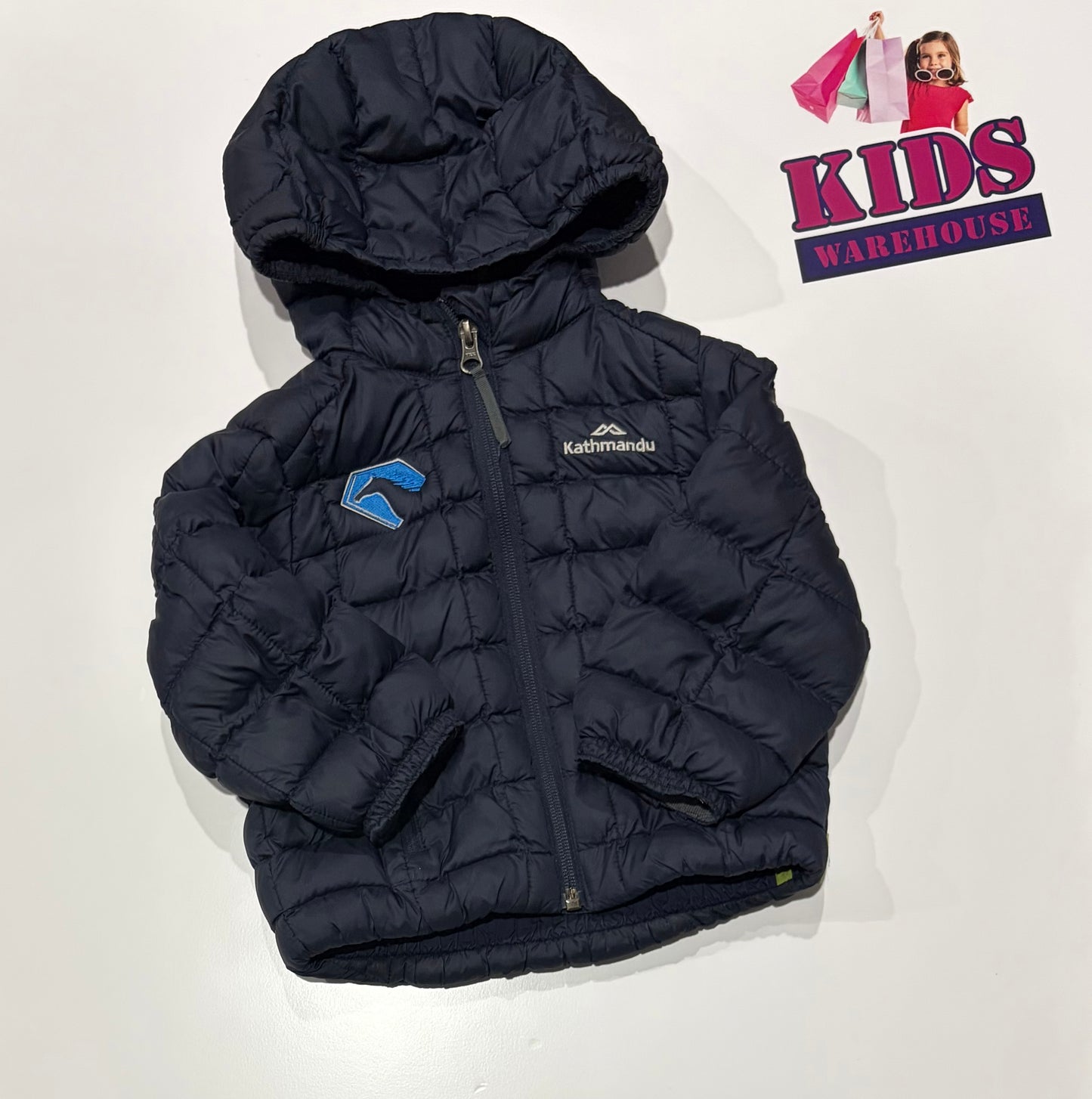 Kathmandu Black Puffer Jacket Size 2