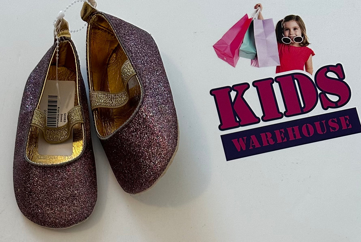 Rainbow Glitter Shoes Size 3 (Toddler)