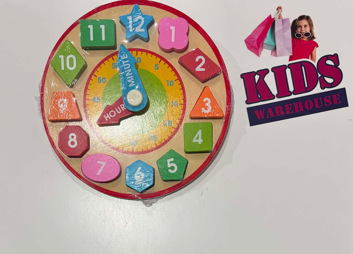 Wooden Clock Toy