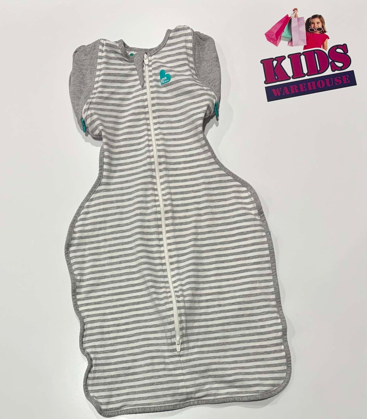 Love To Dream Grey, White Stripes Size 00 TOG 1
