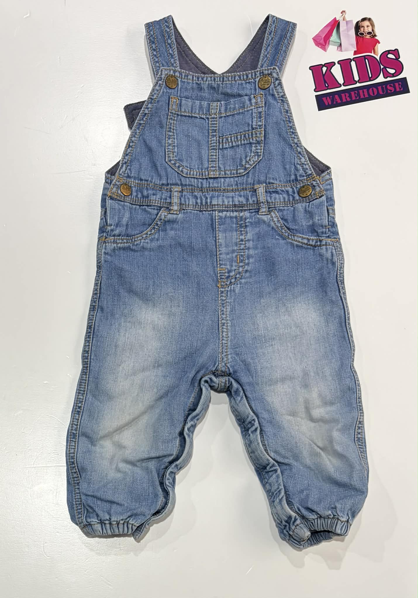 Blue Denim Overalls Size 0