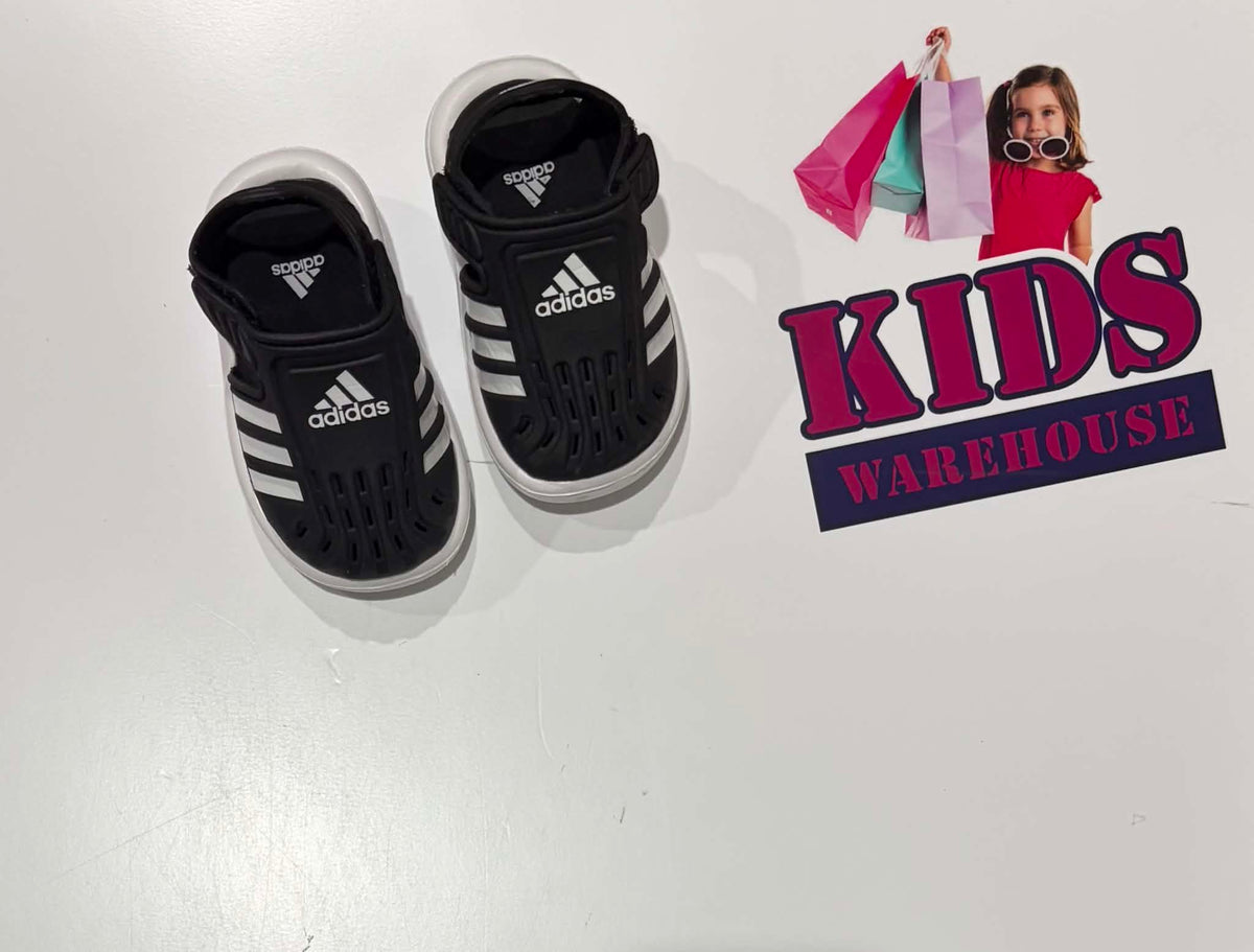 Adidas Black Sandals Size 3 (Toddler)